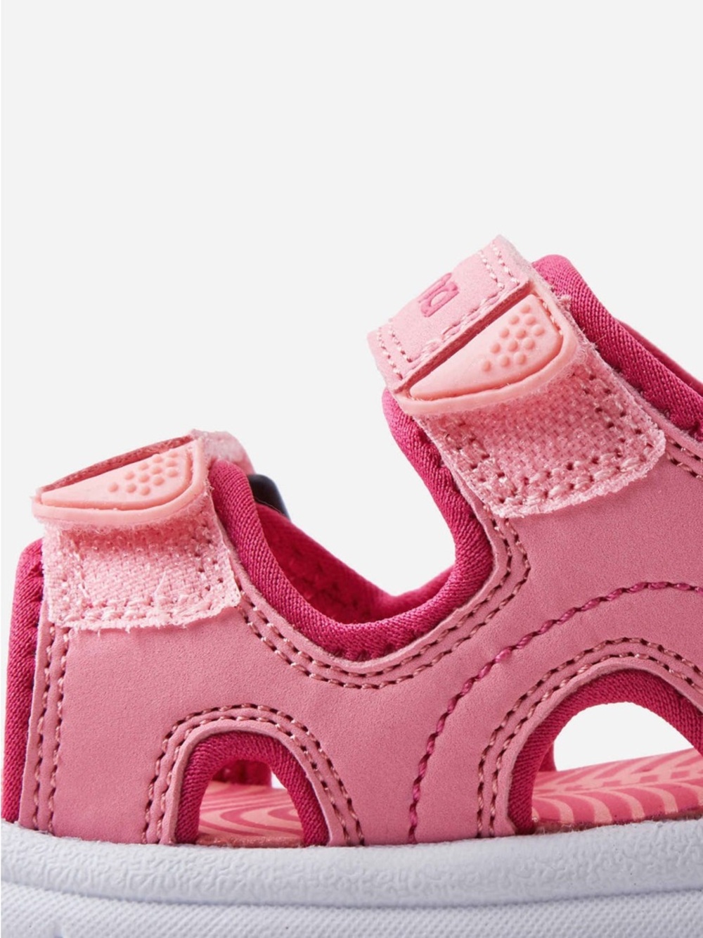 Reima Girls’ Bungee Sunset Pink Velcro Sandals—11 - Picture 10 of 15